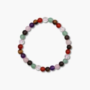 Kugelarmband Edelstein-Mix 6mm