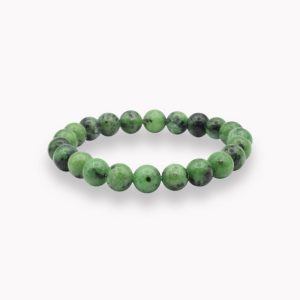 Rubin Zoisit Kugelarmband 8mm