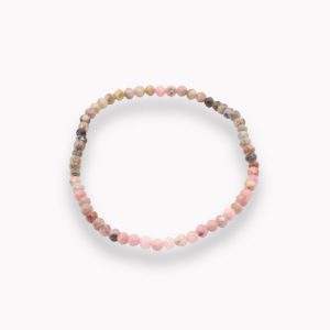 Rhodonit Kugelarmband facettiert