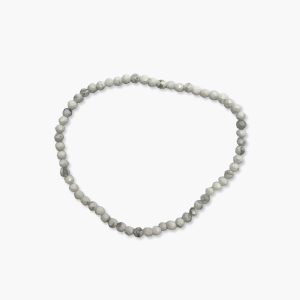 Howlith weiß Kugelarmband facettiert