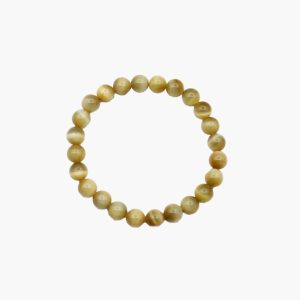 Goldauge Kugelarmband 8mm