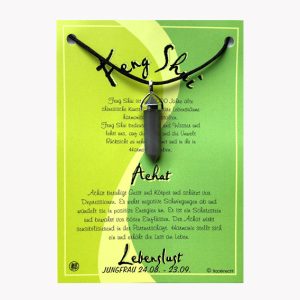 Achat Feng Shui Anhänger für Jungfrauen auf großer Karte