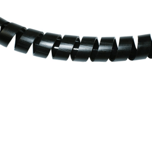 Spiralband weich schwarz Rolle à 25 Meter