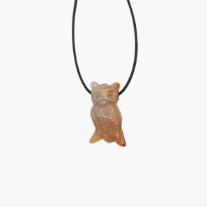 Eule Anhänger aus Achat