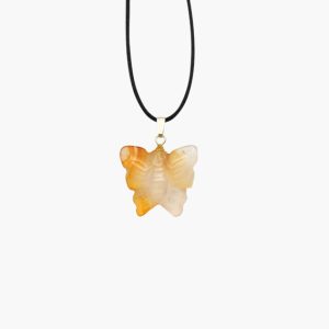 Schmetterling Anhänger aus Achat