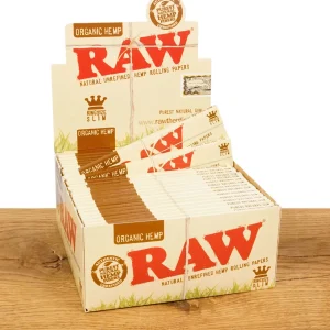 RAW Organic Hemp Papers King Size Slim 50er Box