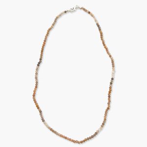 Kugelkette facettiert Sonnenstein mit Verlauf (3mm)