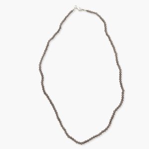 Kugelkette facettiert Rauchquarz (3mm)