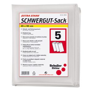 Schuller Sato HD 50 L Schwergütsäcke, transparent-trüb 45 x 90 cm, 5 St.
