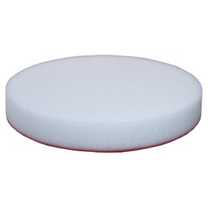 Rotweiss Polierschwamm mittel, rund, weiß 15 x 2 cm