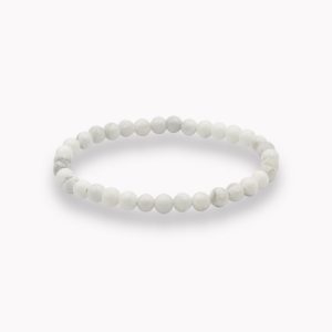 Howlith weiß Kinderarmband „Erdung“