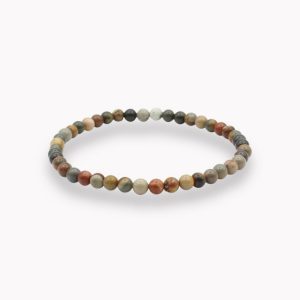 Ozeanjaspis Kugelarmband 4mm