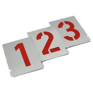 Pajarito Signierschablonen 0-9