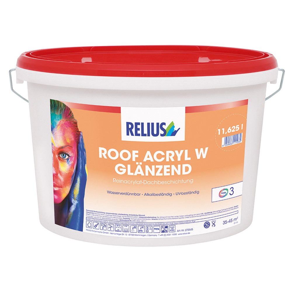 Relius Roof Acryl W Glänzend Mix Mix