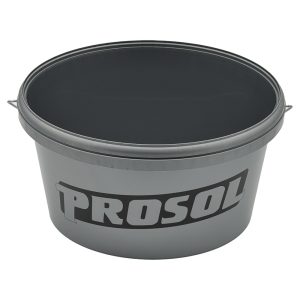 Prosol Leereimer Silbergrau, oval