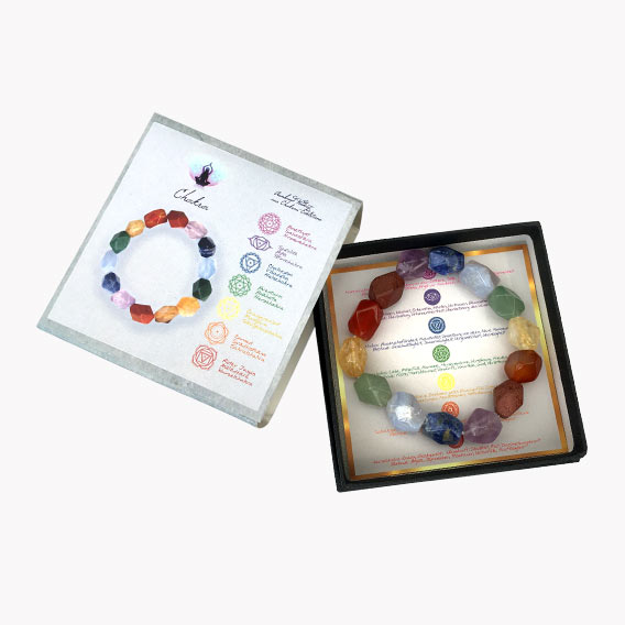 Chakren Armband Wildcut in Geschenkbox Chakra – Bild 3