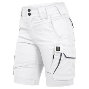 Leibwächter Damen Hose kurz weiß/grau