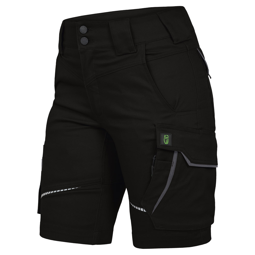 Leibwächter Damen Hose kurz schwarz/grau