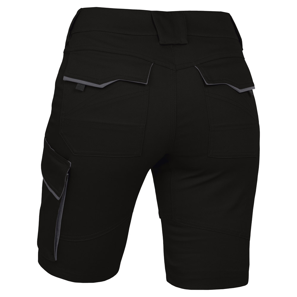 Leibwächter Damen Hose kurz schwarz/grau – Bild 2