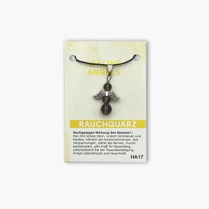 Healing Angels Rauchquarz Glücksengel Anhänger auf kleiner Karte