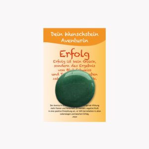 Taschenstein „Erfolg“ Aventurin auf kleiner Karte