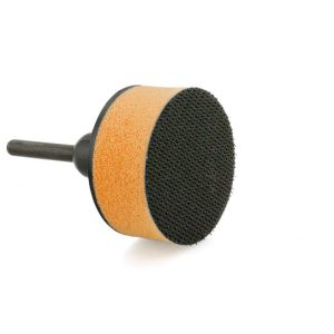 Stützteller 50mm,  mit Klett, 6mm Dorn