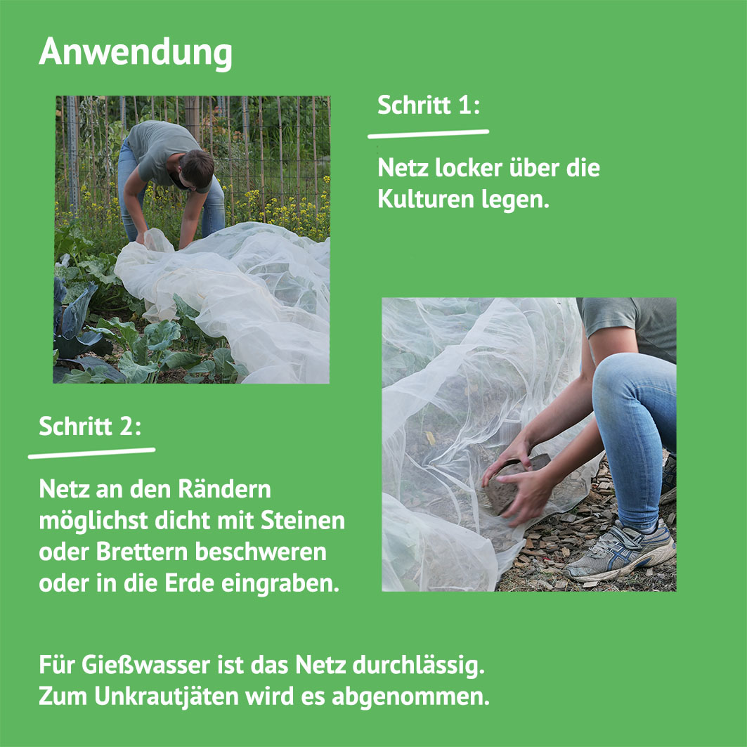 Kulturschutznetz 2,0×4,0 m meine ernte – Bild 8