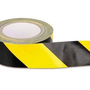 Gewebe-Klebeband gelb/schwarz 1 Rolle à 50 m