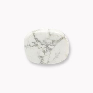 Howlith weiß Massagestein