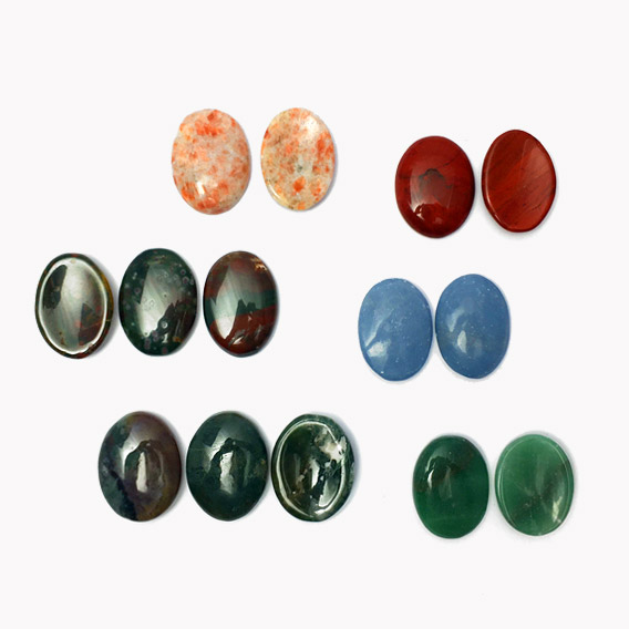 Daumenstein Heliotrop 4cm – Bild 2