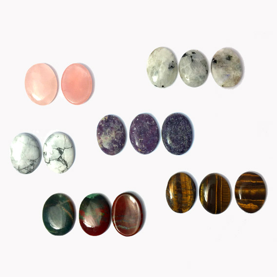 Daumenstein Heliotrop 4cm – Bild 3