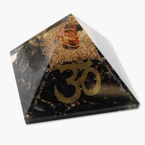 Orgonit Pyramide Om Turmalin schwarz