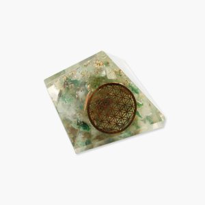 Orgonit Pyramide Blume des Lebens Aventurin klein