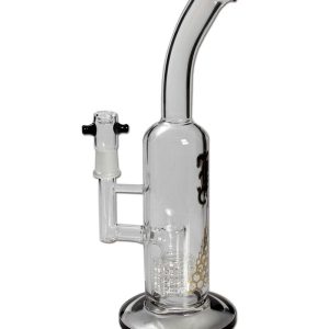 Black Leaf Glasbong mit Trommelperkolator