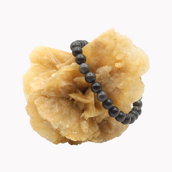 Picassojaspis schwarz Kugelarmband 8mm – Bild 2