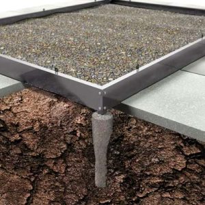 Fundamentrahmen für Halls Altan Wandgewächshaus 1,33 m²
