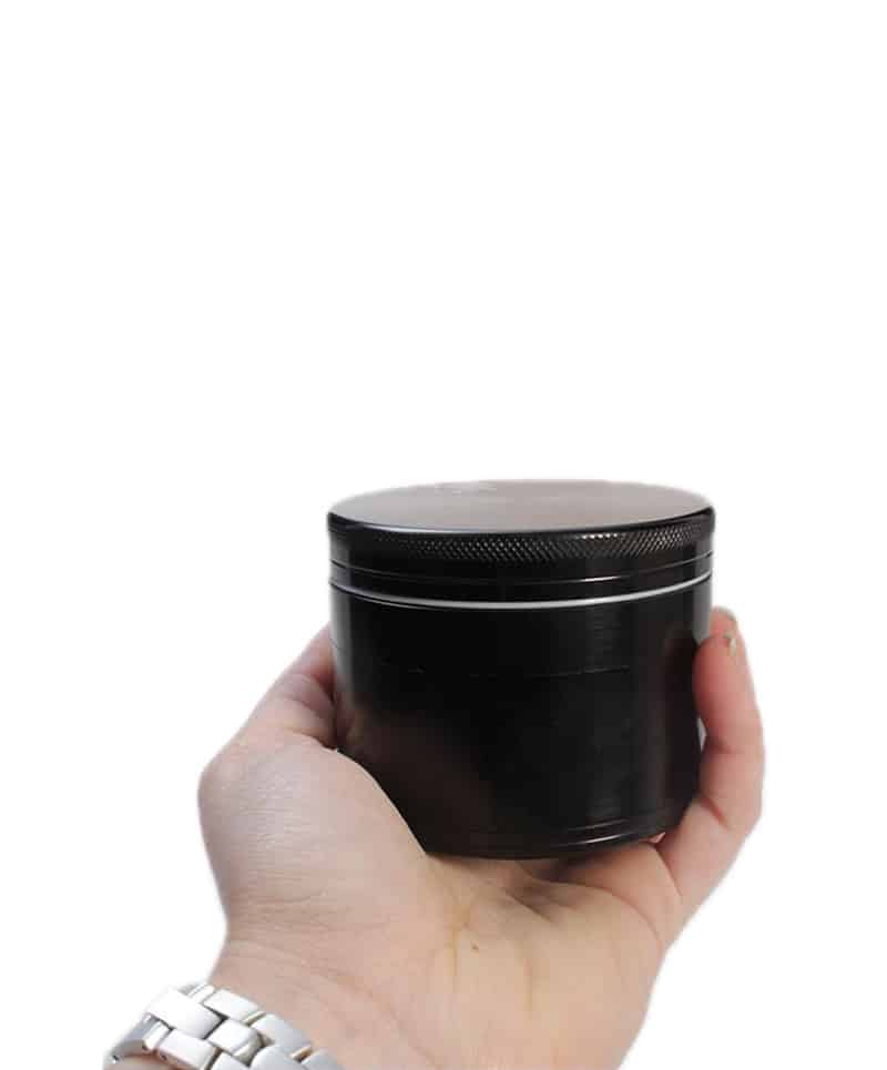 Black Leaf Aluminium Grinder schwarz 4-tlg. Ø75mm – Bild 5