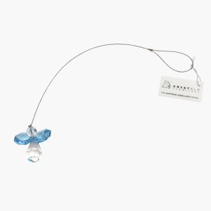 Crystal Schutzengel hellblau