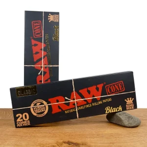 RAW Black Cones King Size 20er Pack