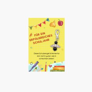 Turmalin schwarz Schutzengel Anhänger – für ein erfolgreiches Schuljahr