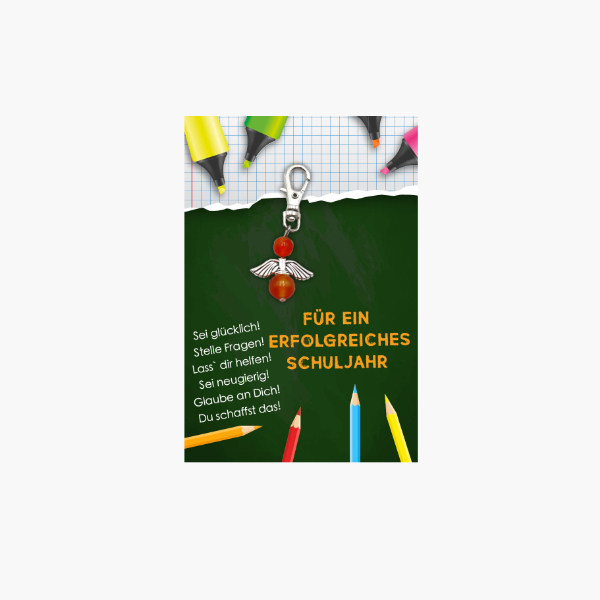 Carneol Schutzengel Anhänger – für ein erfolgreiches Schuljahr