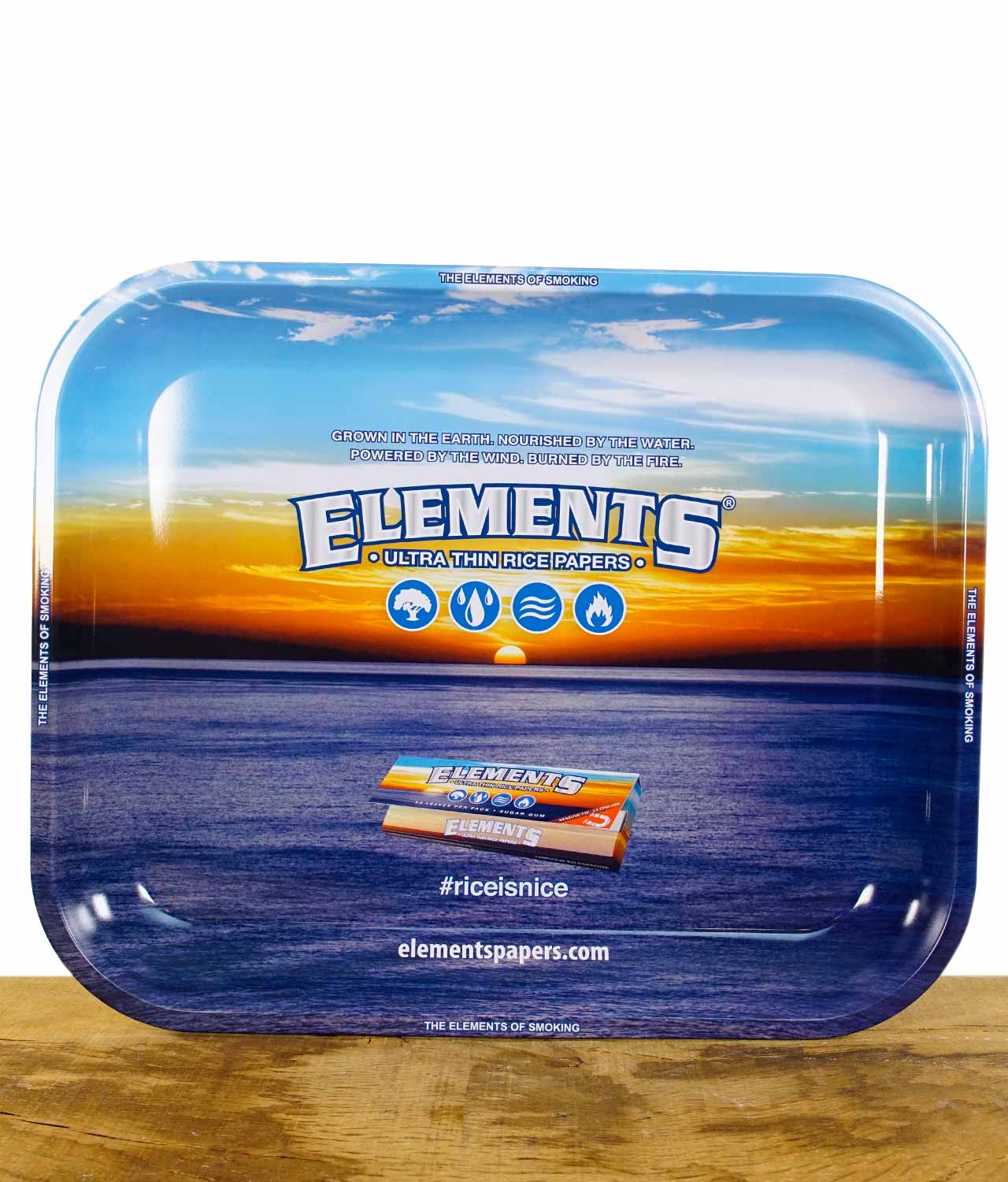 Elements Blue Rolling Tray large