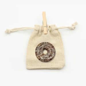 Donut Fossilgestein ca. 35mm