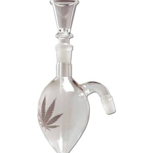 Vorkühler aus Glas mit Hanfblatt 2x NS14