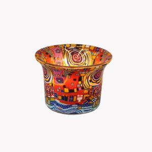 Teelichthalter „Gebäude abstrakt“