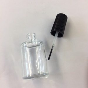 Tupflackglas 50 ml mit Pinsel am Deckel (60Stk.)
