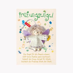 Schutzengel Fair Trade „Prüfungsengel“ auf großer Karte