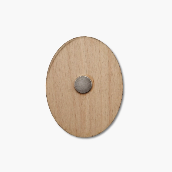 Katzenmagnet aus Holz „Mekong Bobtail Langhaar“ – Bild 2