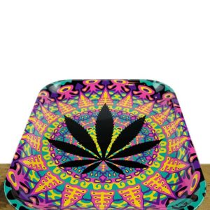 Rolling Tray Neon Hanf Big