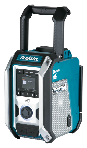 Makita Akku-Baustellenradio DMR115 DAB DAB+ Bluetooth mit Netzteil – Bild 2